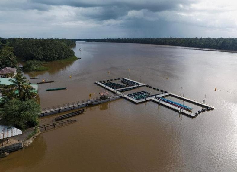 Ponton Saint Jean du Maroni — COMABAT